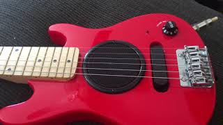 Burswood Guitar Demo Test Video Built In Amp [upl. by Nessnaj963]