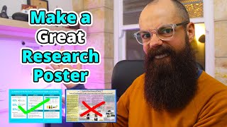 What makes a great research poster Good and Bad Examples [upl. by Akirdnuhs391]