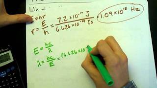 Minimum Frequency to Eject an Electron Photoelectric Effect [upl. by Jacinto919]