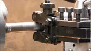 How to use a scissor or clamping knurl on a lathe [upl. by Nedle]