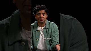 quotWhat does it mean to be a humanquot MNightShyamalan talks his fascination with monsters Shorts [upl. by Ybrik]