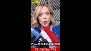 Meloni e Fanpage  Sergio Giuffrida SATIRA [upl. by Cargian418]