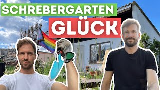 Garten Vlog 53 Schrebergarten Glück im Mai  Gartenrundgang bei Kleingarten Nachbarin Gitti [upl. by Elyagiba]