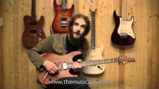 Guthrie Govan On His Signature Set Neck Suhr Guitar [upl. by Eisso]