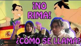 Reacción Doblaje Latino vs Español MULAN ¡HOMBRES DE ACCIÓN disney mulan hombresdeaccion [upl. by Ynnoj]