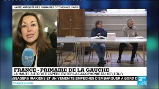 Primaire de la gauche  Participation en nette hausse lors du 2e tour [upl. by Yelad485]