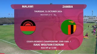 1st Half  Malawi vs Zambia Highlights Today Match HollywoodBets COSAFA Womens Championship 2024 [upl. by Niko]