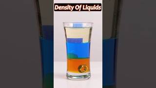 Density of different Liquids বিভিন্ন তরল পদার্থের ঘনত্ব। experiment facts science [upl. by Dnalra]