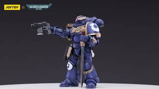 JOYTOY Warhammer 40k Ultramarines Primaris Lieutenant Argaranthe [upl. by Castra274]