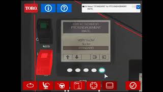 Toro Outcross 9060 Tutorial Configuring Attachments [upl. by Annaitat]