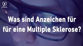 Was sind Anzeichen für Multiple Sklerose [upl. by Ariak313]