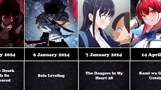 All New Upcoming Anime And Sequels in Winter 2024  January to July [upl. by Anirat]