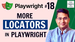 Playwright Tutorial 18  More Useful Locators in Playwright [upl. by Eirol990]