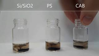 Solubility of polydopamine coatings at pH 13 [upl. by Kiersten]