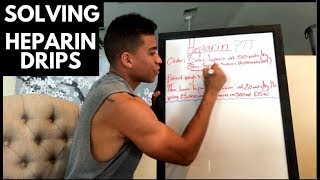 Nursing School How To Solve Heparin Drips [upl. by Enileuqcaj]