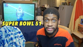 LIVE REACTION Super Bowl 51 New England Patriots VS Atlanta Falcons Part 1 [upl. by Crandall]