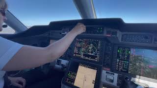 Landing into Los Cabos Mexico in the PC24 ATC Audio 4K [upl. by Bolme]