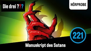 Die drei Fragezeichen Folge 221 Manuskript des Satans  Hörprobe zum Hörspiel [upl. by Lehsar]