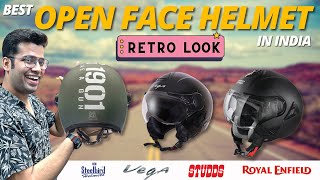 Perfect Open Face Helmet In India 🔥 Best Helmets In India 2023 🔥 Vega Studd🔥 [upl. by Olnek]