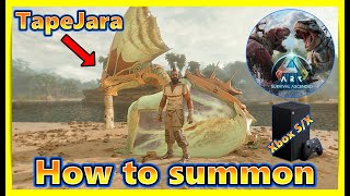 Ark Survival Ascended How to summon The Tapejara amp both its saddles on Xbox Series X [upl. by Sculley]