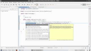 Spring Tutorial 05  ApplicationContext and Property Initialization [upl. by Thrift99]