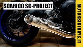 Yamaha MT09  Sostituzione scarico SCProject [upl. by Safko]