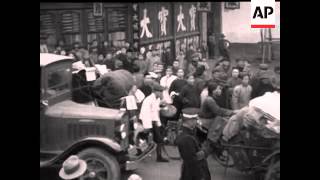 WAR SCENES IN SHANGHAI DURING THE 1930S  SOUND [upl. by Merchant]