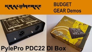 Pyle Pro PDC22 DI demo and review [upl. by Otrebogir]