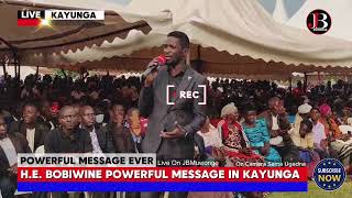 Bobiwine shocks people of kayunga in this best speech in kayunga ever toldin kayunga [upl. by Refinnaj179]