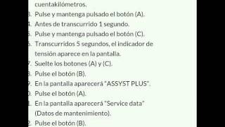 Mercedes W204 C200cdi Reset service mantenimiento [upl. by Ciaphus942]