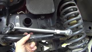 Jeep Wrangler JKU  Sway Bar Link Quick Disconnects Install [upl. by Aicirtan]