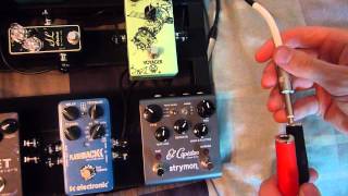 Pedalboard Tips 4  How to Setup a MonoInput Pedal in the Middle of a Stereo Chain [upl. by Ellenahc]