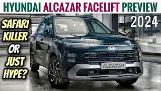 Hyundai Alcazar Facelift 2024 Review  Worth It  Alcazar New Model 2024  Alcazar 2024 Facelift [upl. by Pacifa149]