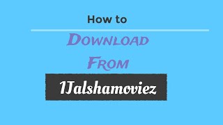 New How to Download Movie from 1Jalshamoviez Easy Method [upl. by Ardnovahs]