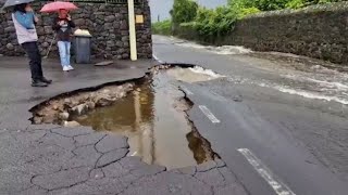 Maltempo in Sicilia la frazione di Altarello allagata [upl. by Cedell405]