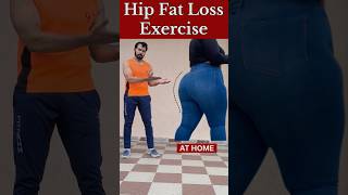 Lose hip fat 🔥 youtubeshorts weightloss trending exercise viral fitness shortvideo fatloss [upl. by Androw]