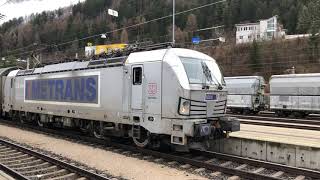 HD Arlbergbahn METRANS Vectron 383 401 mit UEX UrlaubsExpress Ausfahrt aus LandeckZams [upl. by Guyon]