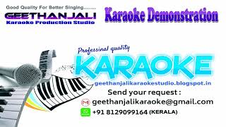 ALLIYAMBALAI THAALAMENTHI NEE KARAOKE SIDARTHA MG SREEKUMARK S CHITHRA GEETHANJALI KARAOKE STUDIO [upl. by Suiratnod]