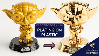 Electroforming Tutorial  Gold Plating on Plastic Electroplating [upl. by Jorin]