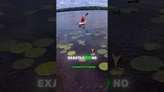 CRAZY KAYAKER PULLS A WEAPON ON FISHERMAN 😳😳 shorts trending [upl. by Arraet]