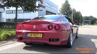 Ferrari 550 Maranello exhaust sounds [upl. by Ydissahc367]