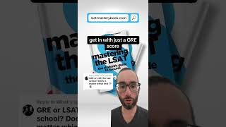 Taking The GRE Instead Of LSAT Law School Admissions [upl. by Salokin]