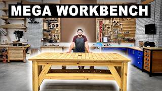 I BUILT MEGA WORKBENCH Multifunctional [upl. by Ahsenat]