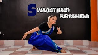 Swagatham Krishna  Ft Mollika Mahanta  Indian Raga [upl. by Ciredor]