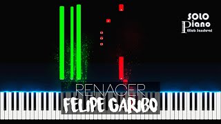 Renacer  Felipe Garibo  Easy Piano Tutorial  Partitura [upl. by Sessler]