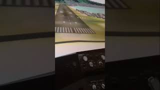 Geofs landing with GPWS callouts aviation [upl. by Tena]