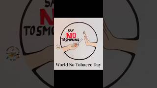 No Tobacco day drawing  No smoking drawing  world no tobacco day drawing drawing shorts [upl. by Grearson]