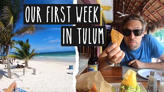 Tulum First Impressions  MEXICO TRAVEL VLOG [upl. by Mohr]