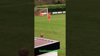 Goalkeeper gets down low to save a shot astley football shorts soccer goalkeeper [upl. by Ecnarepmet125]