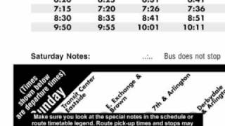 How to Read METRO Bus Schedules [upl. by Yramesor514]